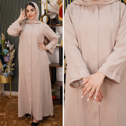 عباية إماراتية طرز بالفولار