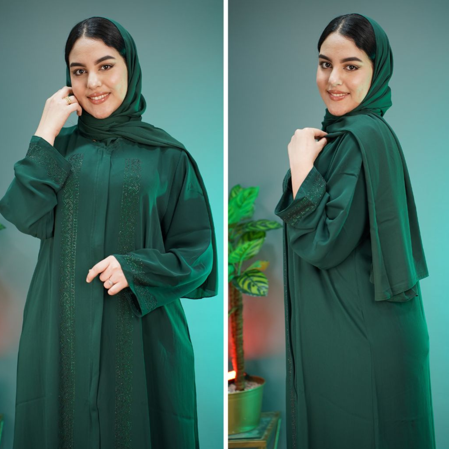 عباية علياء بالفولار إماراتية