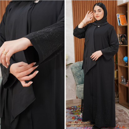 عباية إماراتية ستراس بالفولار