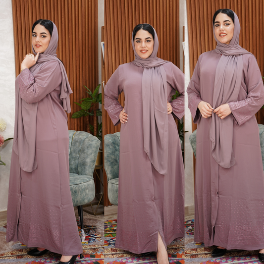 عباية إماراتية ستراس بالفولار